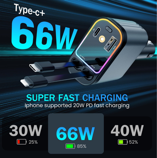 chargeur de voiture etoile au sommet