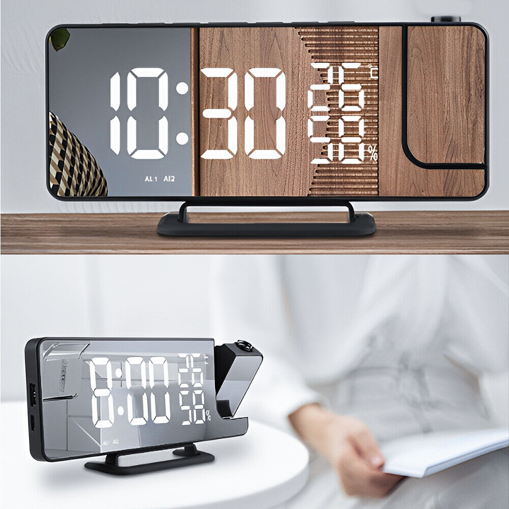 Réveil miroir LED
